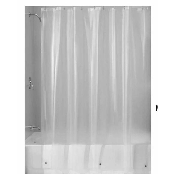 4 Pack Home Collection PEVA Shower Curtain Liners, clear 70x72 in - Picture 11 of 12